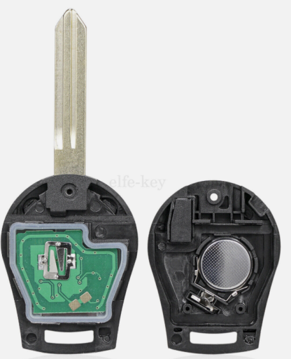 llave , chip y control para 2014 al 2019 Nissan Versa sedan - Imagen 3